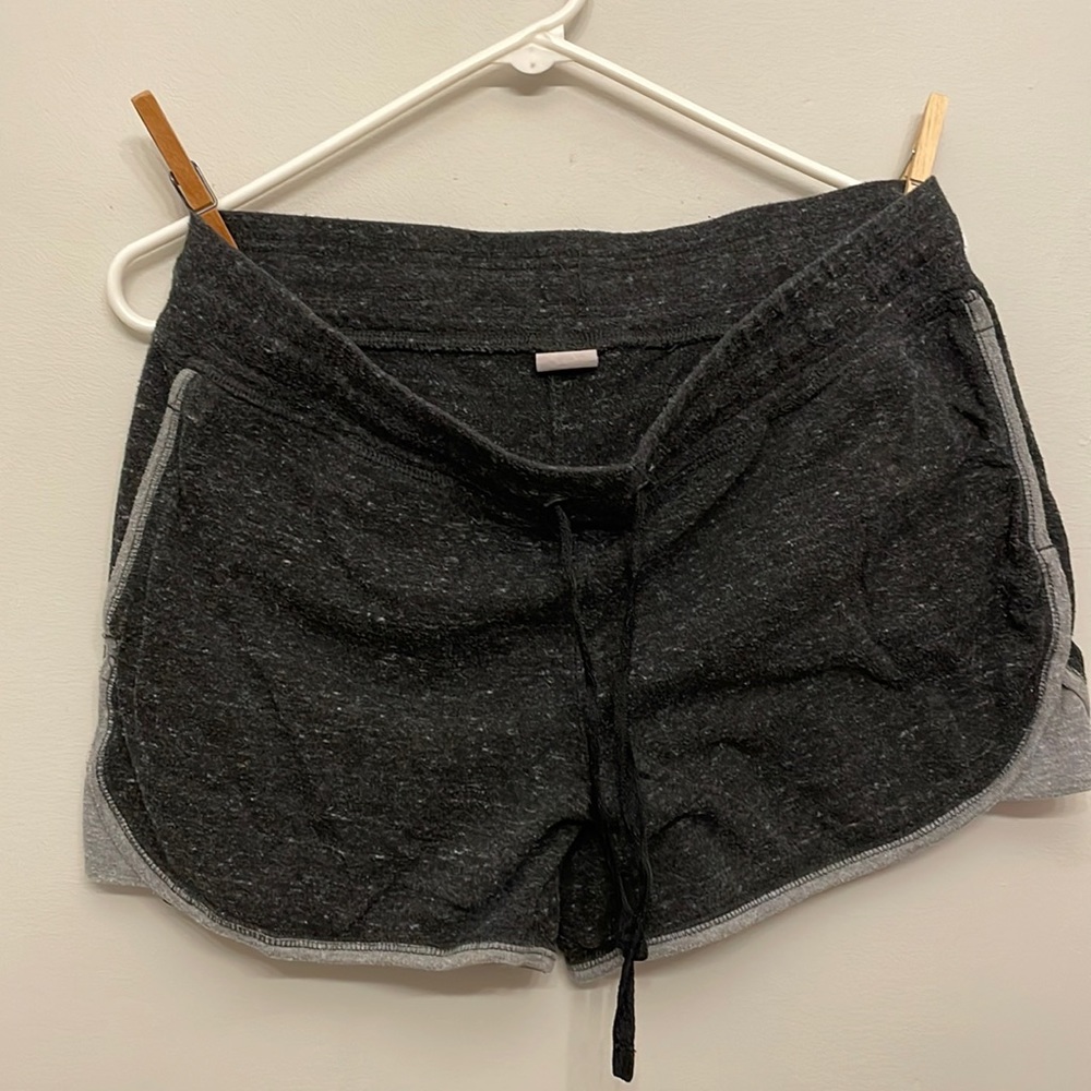 Grey athletic shorts